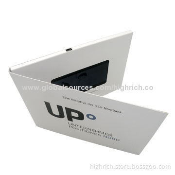 4.3-inch LCD Screen Video in Print Cards